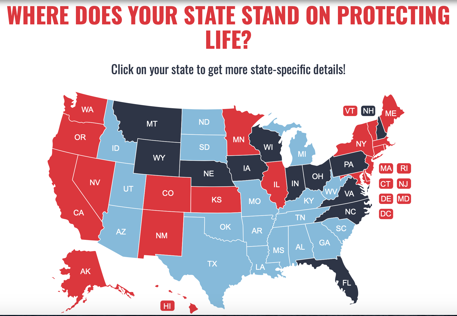 State Maps - after Roe