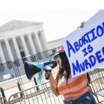 Abortion is Murder Protester at SCOTUS