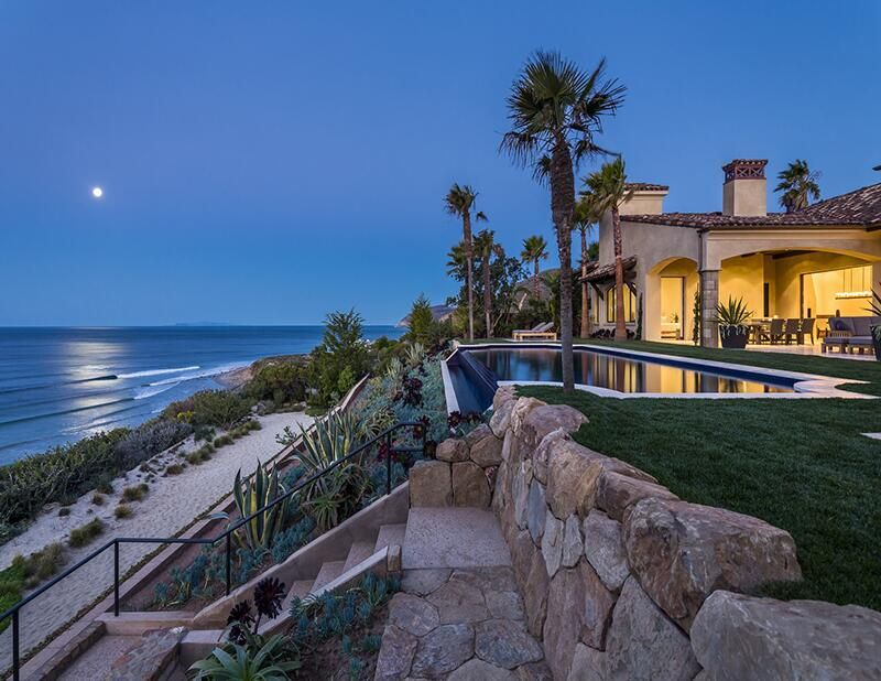 California beach mansion