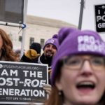 Pro-life protesters post-roe generation
