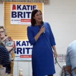 Katie Britt at a Get Out The Vote rally