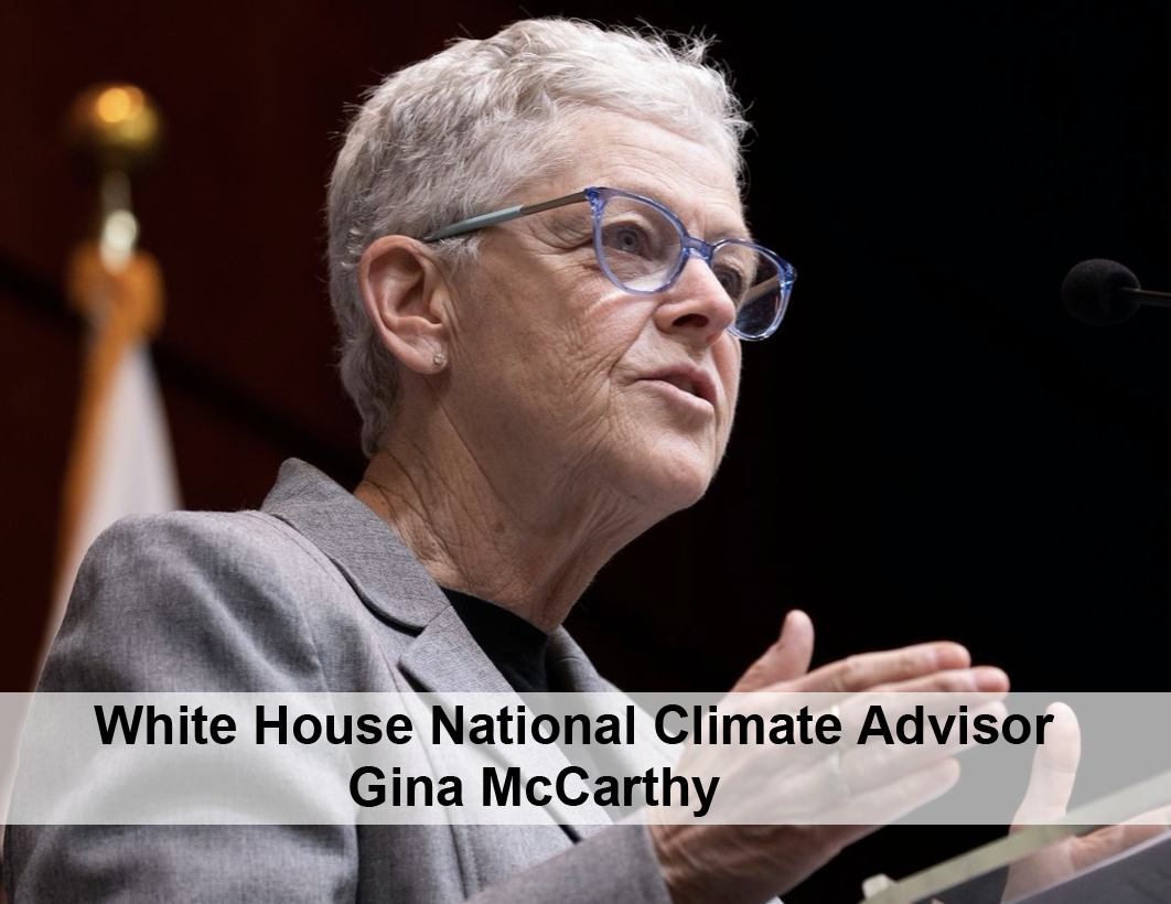 White House National Climate Advisor Gina McCarthy