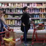 shoppers - grocery store dairy department