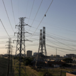 Dallas Powerlines in Texas Heat