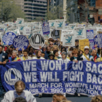 Abortion rights march in DC 1992