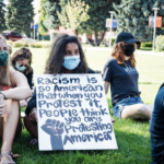 racism protestors - protesting America