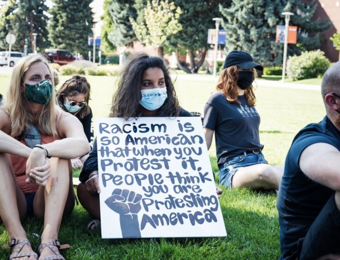 racism protestors - protesting America