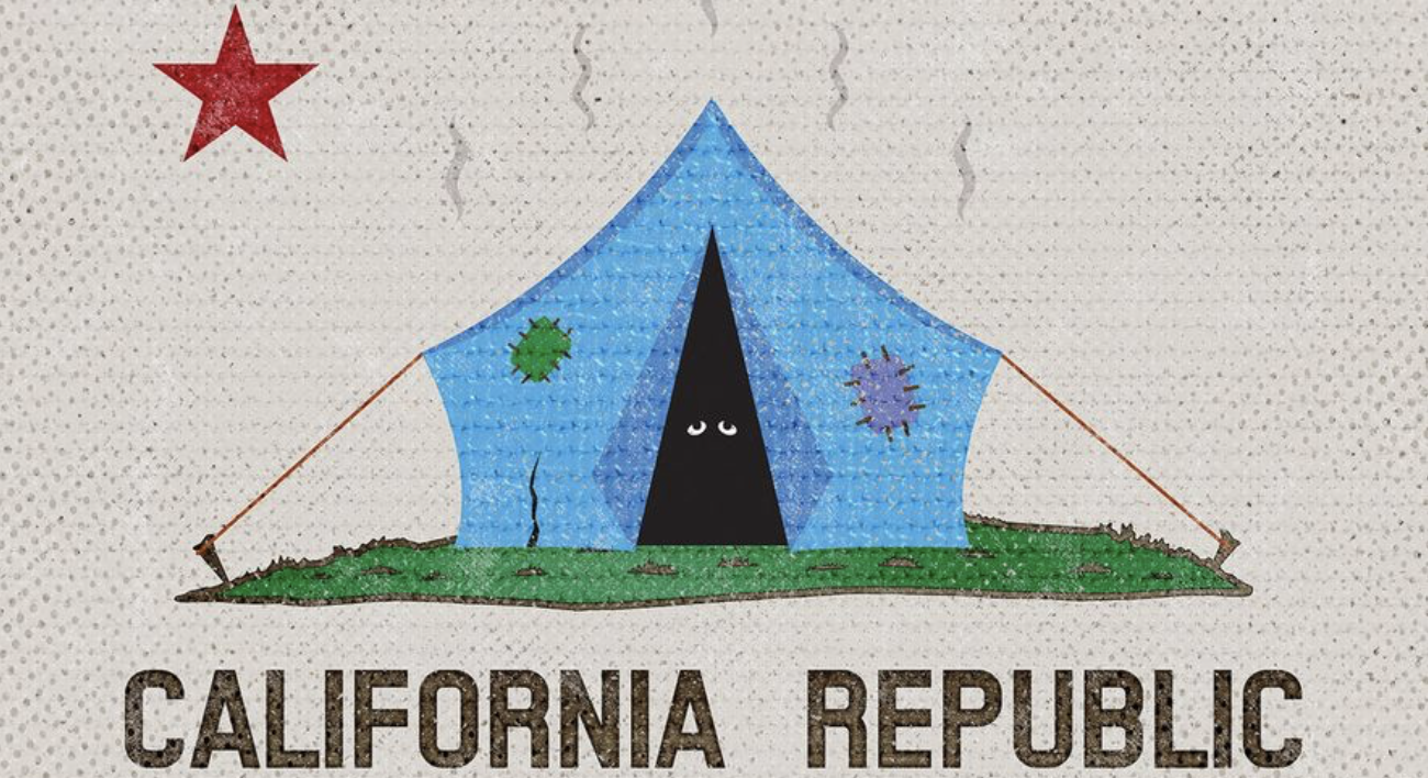 California Republic - in a tent