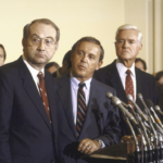 Sens. Phil Gramm, Warren Rudman and Ernest F. Hollings - 1985