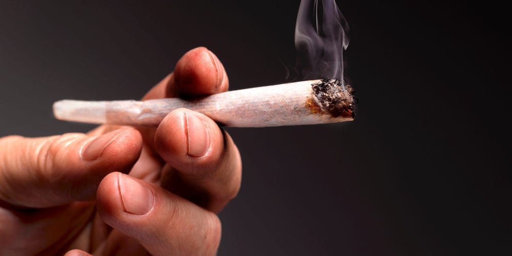 Marijuana joint - smoker