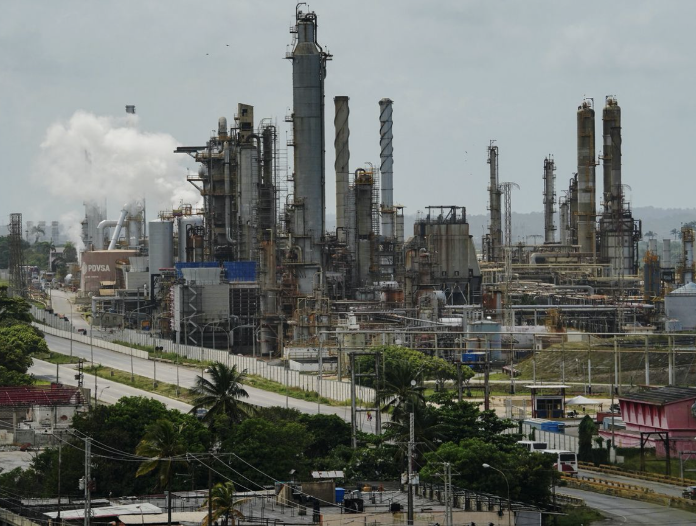 Venezuelan oil refinery