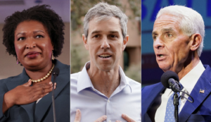 Beto O'Rourke, Stacy Abrams, Charlie Crist