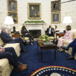 Biden, McCarthy, McConnell, Harris, Pelosi, & Schumer in Oval Office