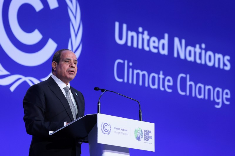Egypt-Climate-change-COP27-Egypt's President Abdel Fattah el-Sisi