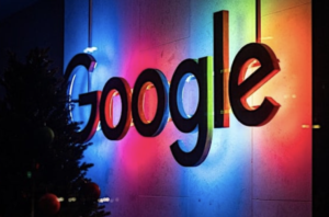 GOOGLE sign at night