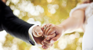 Husband & Wife - Holding hands