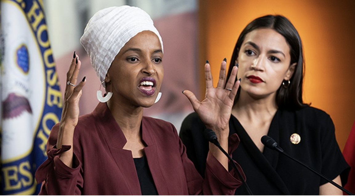Ilhan Omar angry AOC watches