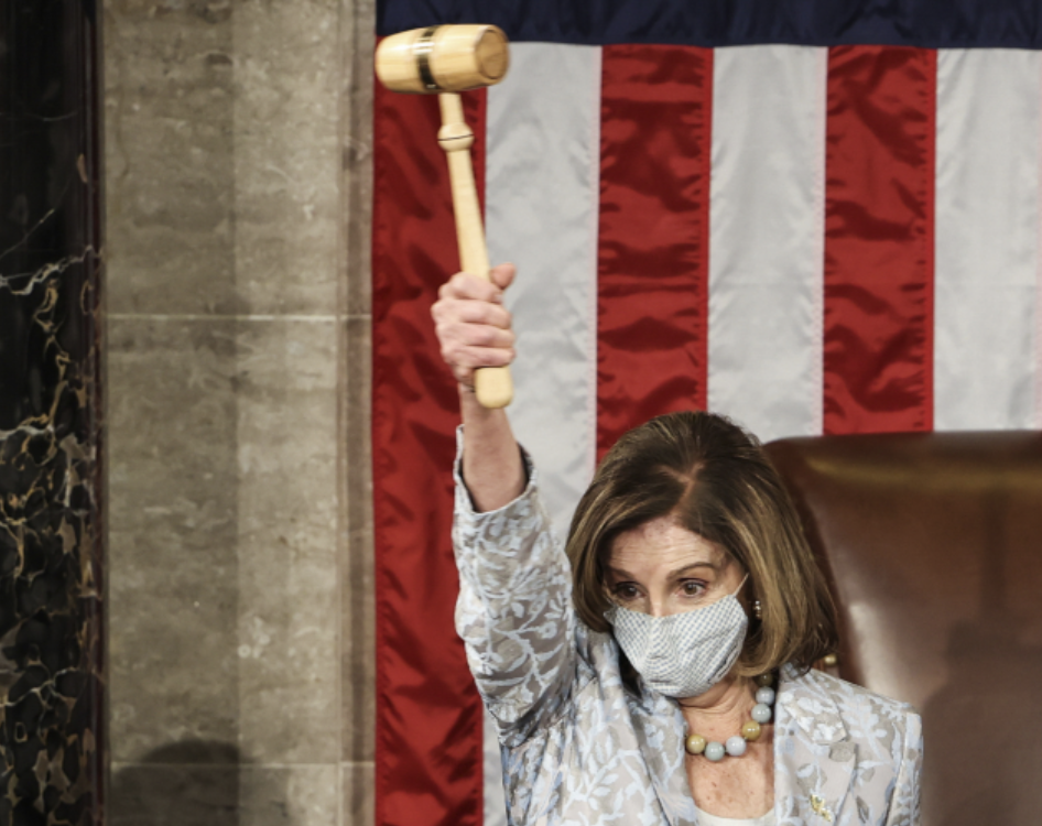 Pelosi raises gavel in US House