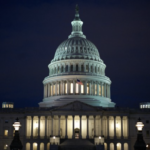 US Capitol Bldg at night