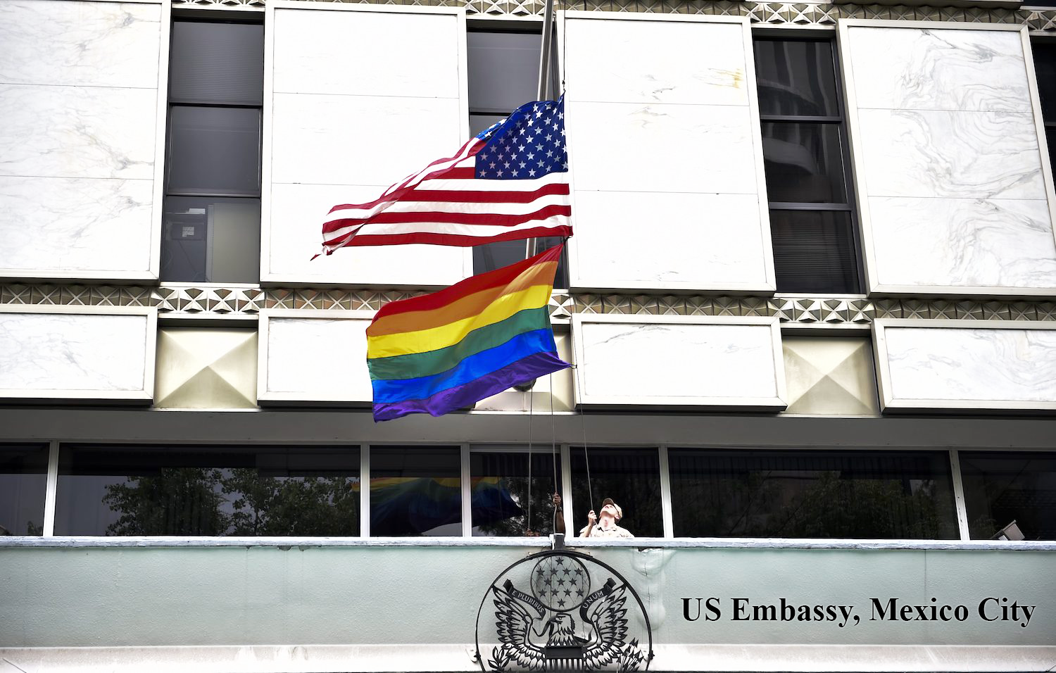 US Embassy-Mexico City-pride-flag