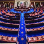 US house of representatives - empty chamber