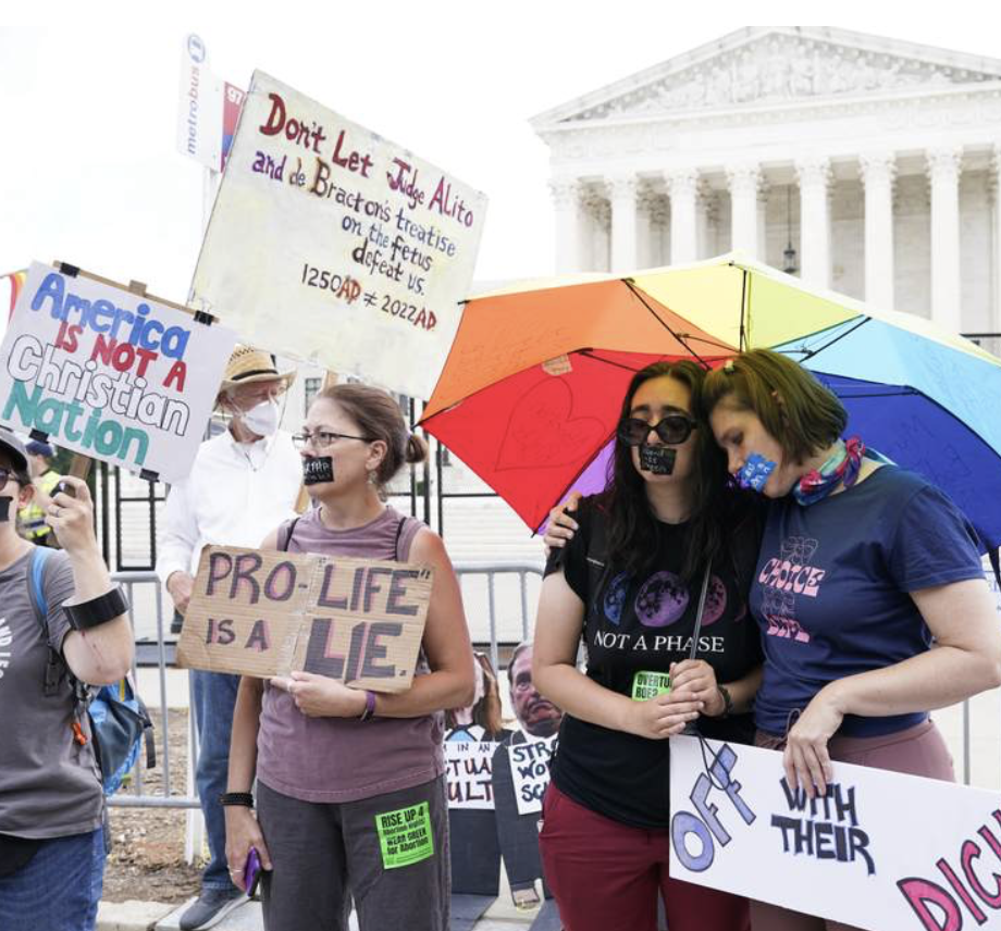 anti-life protesters at SCOTUS bldg