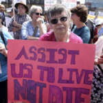 Canadian anti-euthanasia protestors