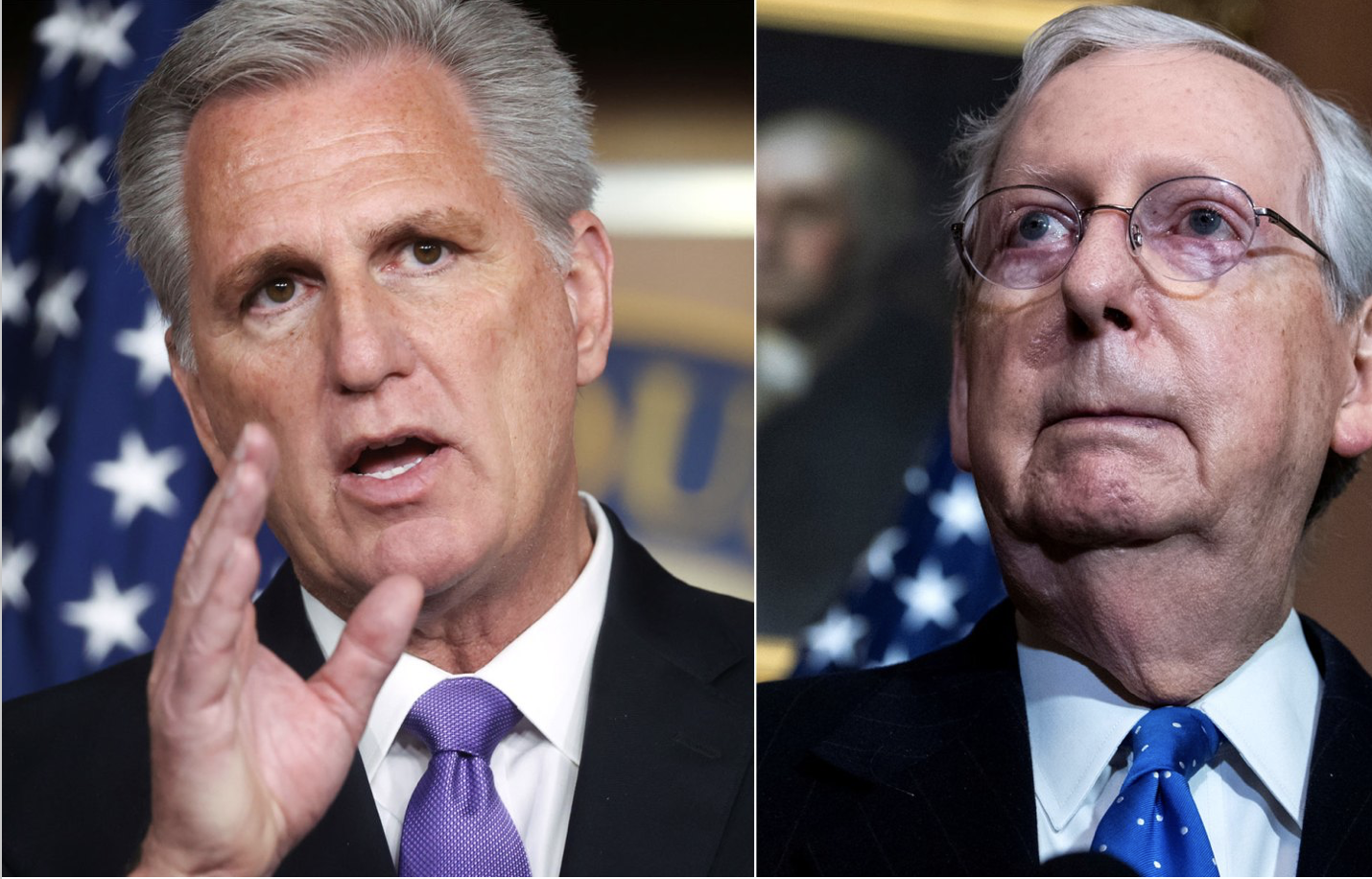 House Minority Leader Kevin McCarthy & Sen Mitch McConnell