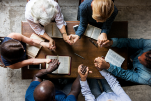 Prayer circle Bible Study prayer