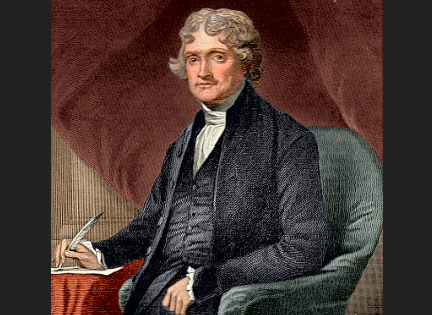 Thomas Jefferson writing