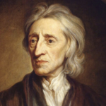 portrait of John Locke by Godfrey Kneller, 1697