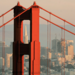 San Francisco Golden Gate Bridge - arial view