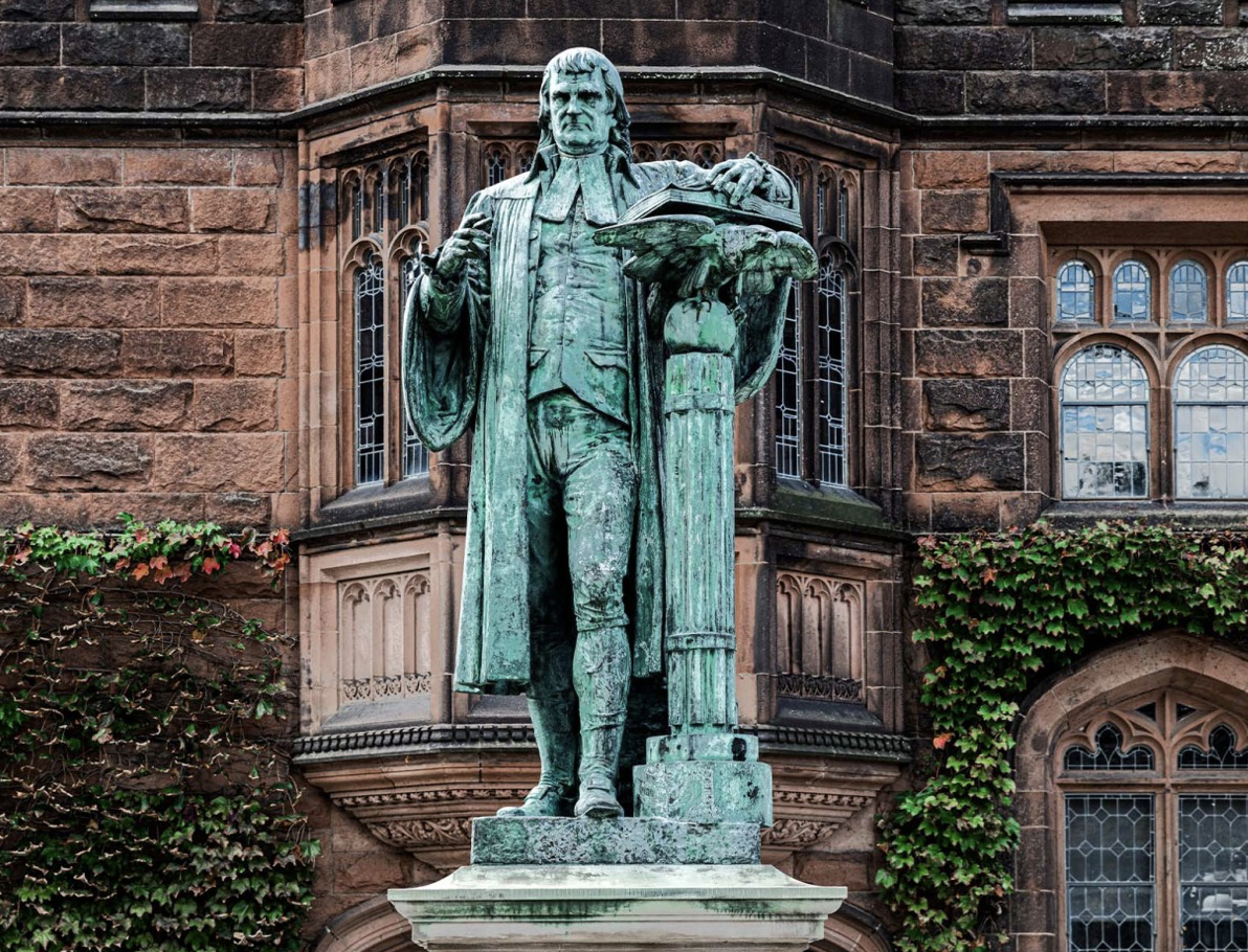 Statue of John Witherspoon at Princeton University
