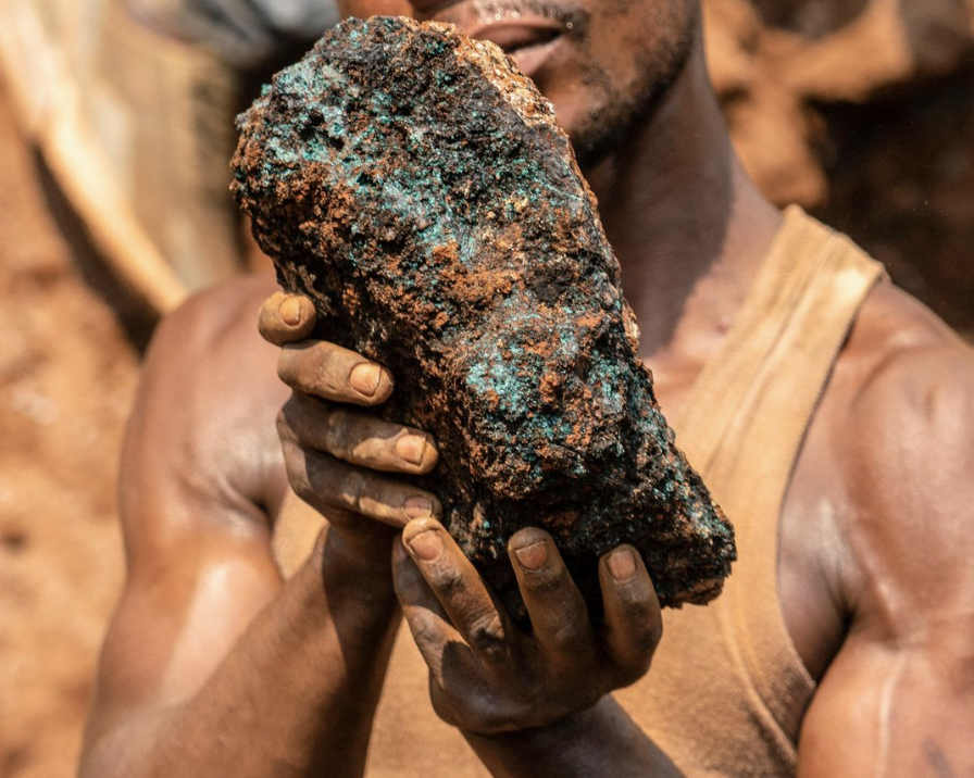 Cobalt mined in the Congo