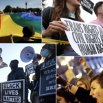 Protesters - BLM, LGBT, transgender