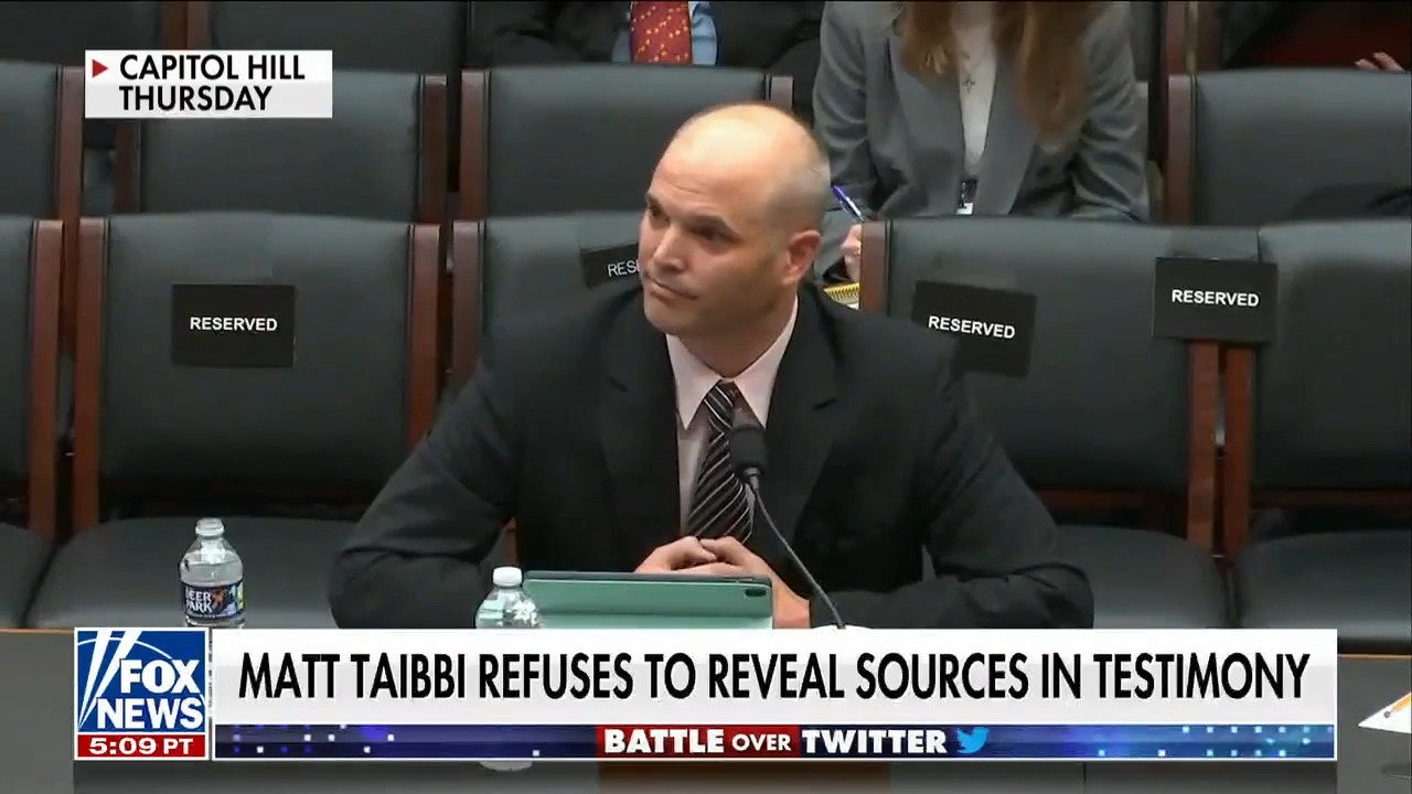 Matt Taibbi testifies before congress