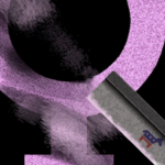 Symbol for Woman w Republican razor blade