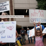 protesters - no crt, no transgender