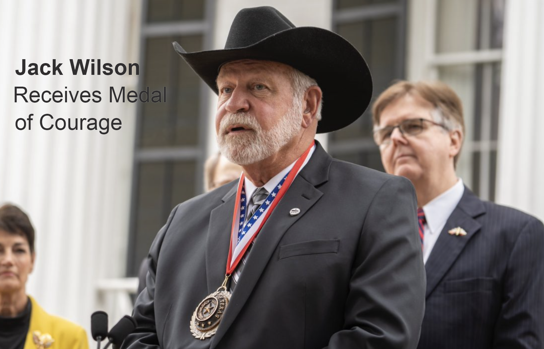 Jack Wilson receives Medal of Courage for stopping shooter