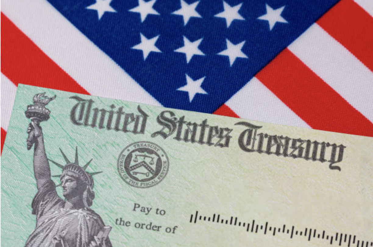 US Treasury Govt Welfare Check