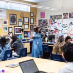 Laura Jeanne Penrod, a Las Vegas teacher's classroom