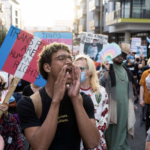 Protesters for the International Transgender Day of Visibility