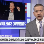 MSNBC host Mehdi Hasan discusses gun violence in a clip posted April 28, 2023