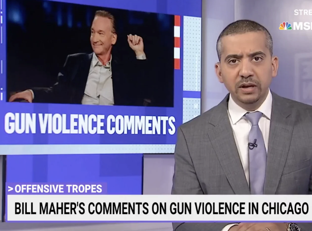 MSNBC host Mehdi Hasan discusses gun violence in a clip posted April 28, 2023