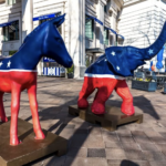 Statues - Democrat Donkey Republican Elephant