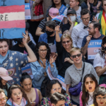 trans-gender protesters