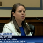 Amy Swearer testifies before Congress