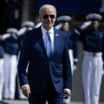 Biden proudly walks navy salutes