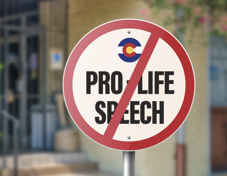 Colorado do not sign - pro life speech
