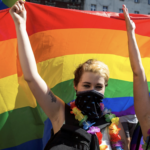 Polish Pro-LGBT protesters